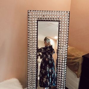 • SHEIN Pleated Floral Midi Dress •